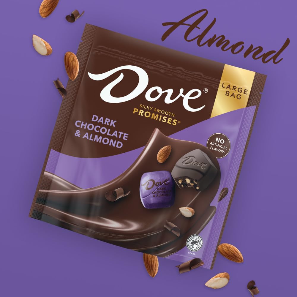 Real almonds inside each piece for texture.