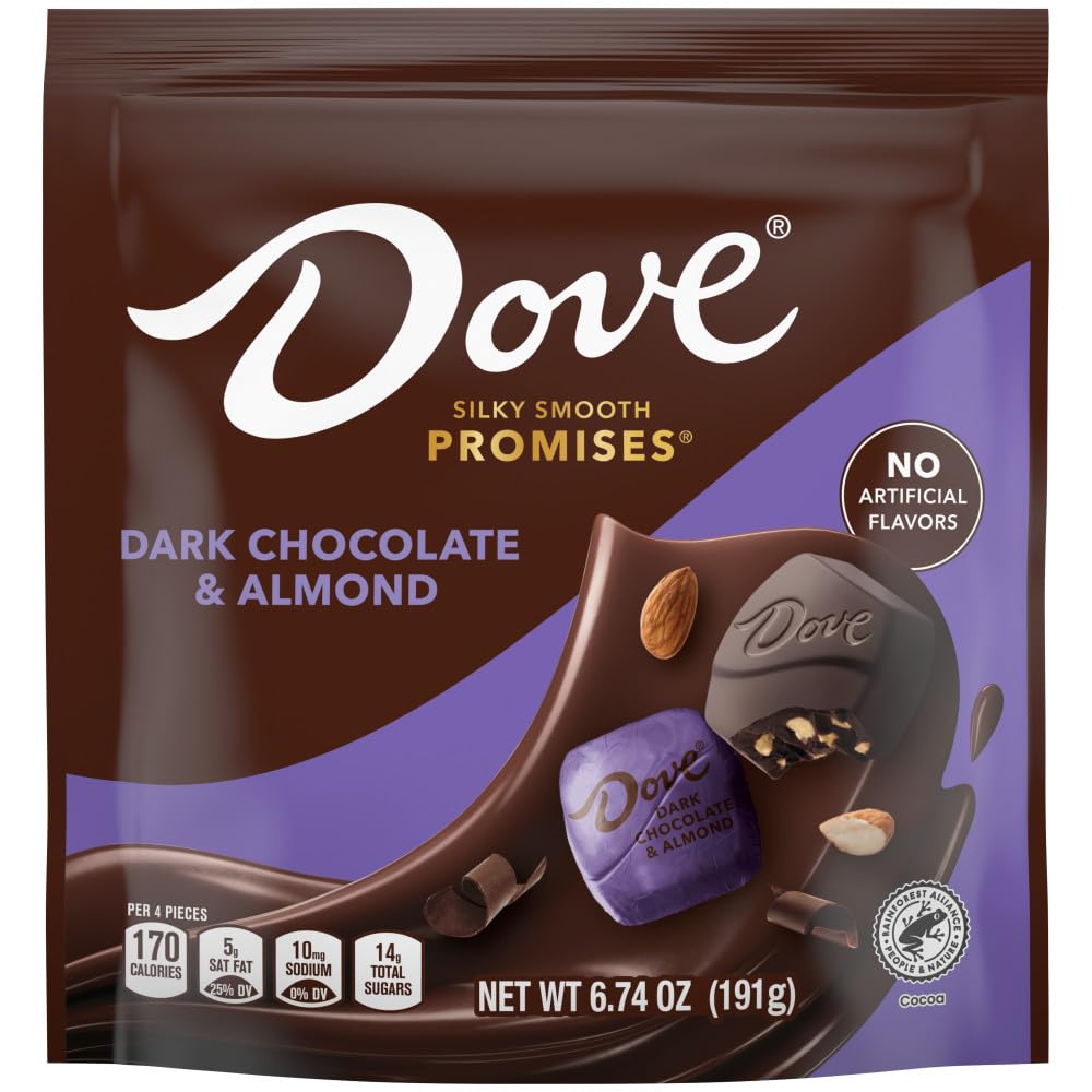 Serving dish featuring Dove Promises for a satisfying afternoon treat.