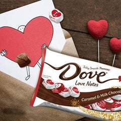 Dove Promises Valentine gift box display, ready for celebration.