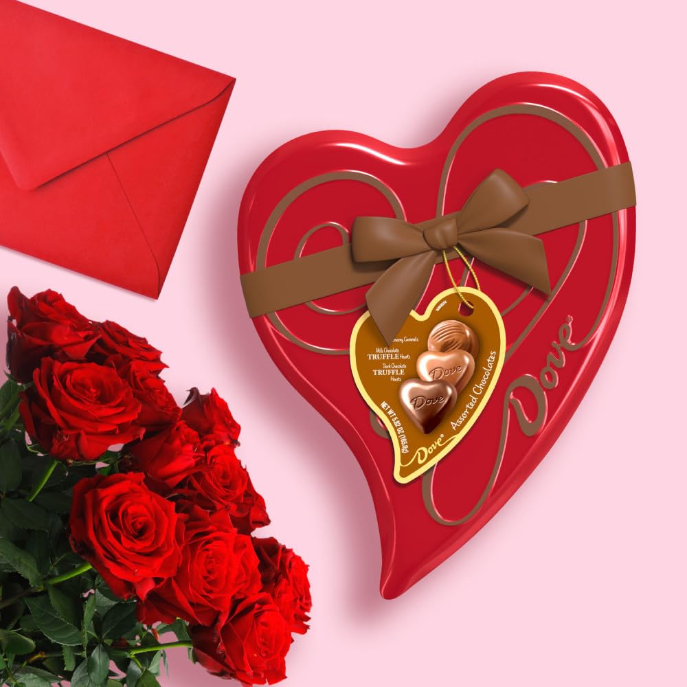DOVE sharing tonight: tin invites Galentine’s Day or date-night moments.