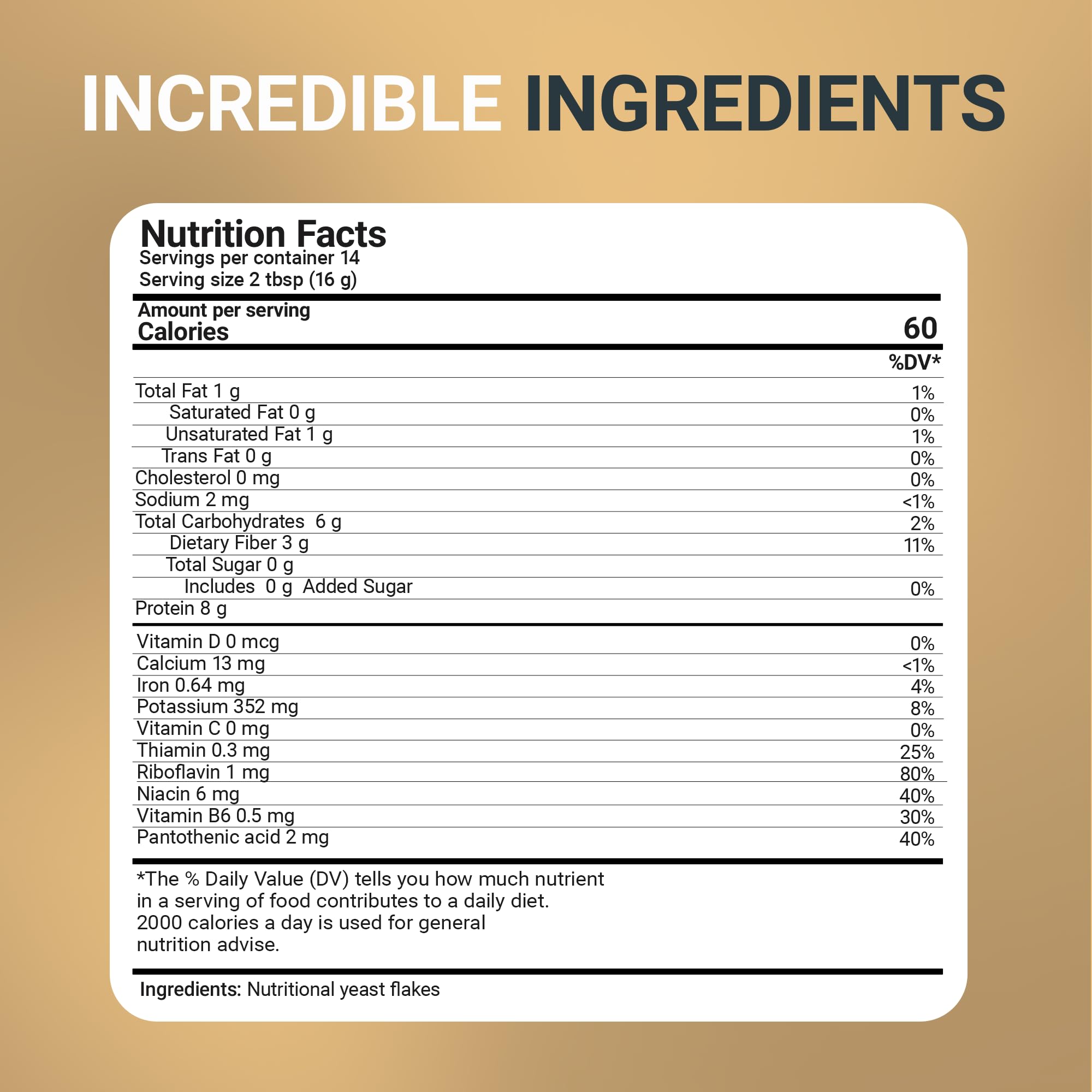 Dr. Berg Premium Nutritional Yeast Flakes dry granules on pantry shelf.
