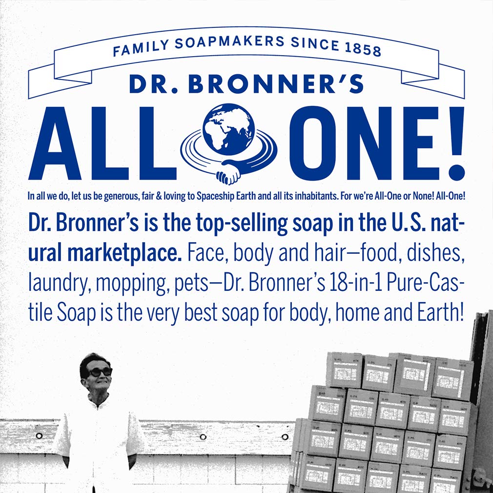 Spoon with Dr. Bronner's coconut oil for easy recipe measuring.