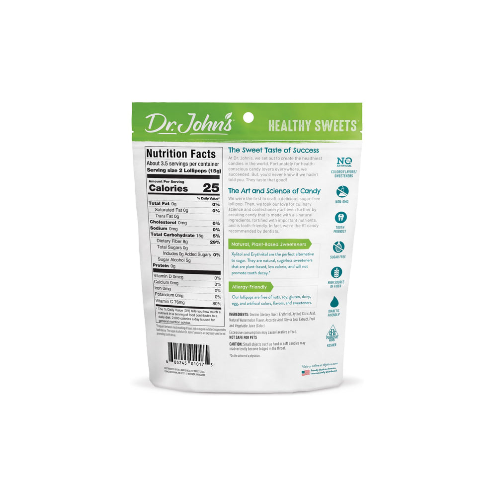 Dr. John's Candies Sugar-Free Candy packaging highlights keto-friendly options for mindful snacking.