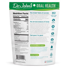 Dr. John's Dry Mouth Drops Orange bag: vibrant, sugar-free zest.