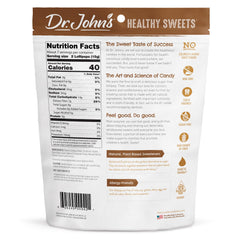 Closeup of Dr. John's oval lollipops shows vibrant color without artificial additives