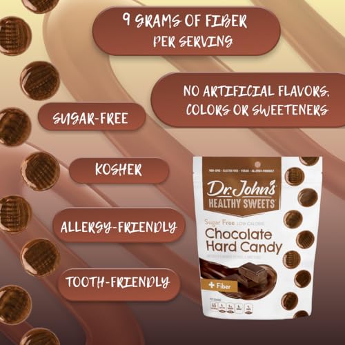 Dr. John's sugar-free candy with resealable packaging for on-the-go freshness.