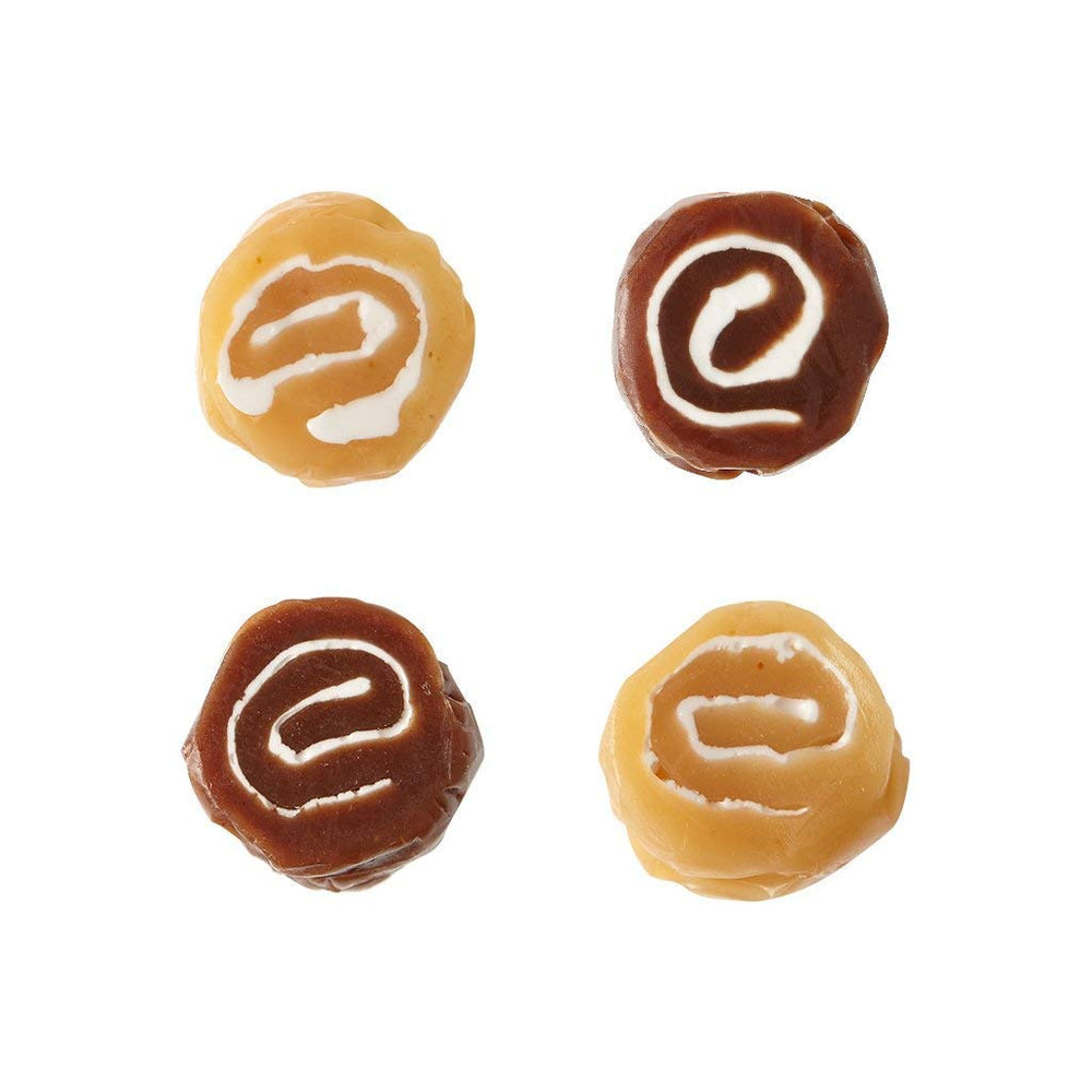 Dr. John's Sugar Free Cafe Caramel Swirl, rich flavor, low-calorie snack.