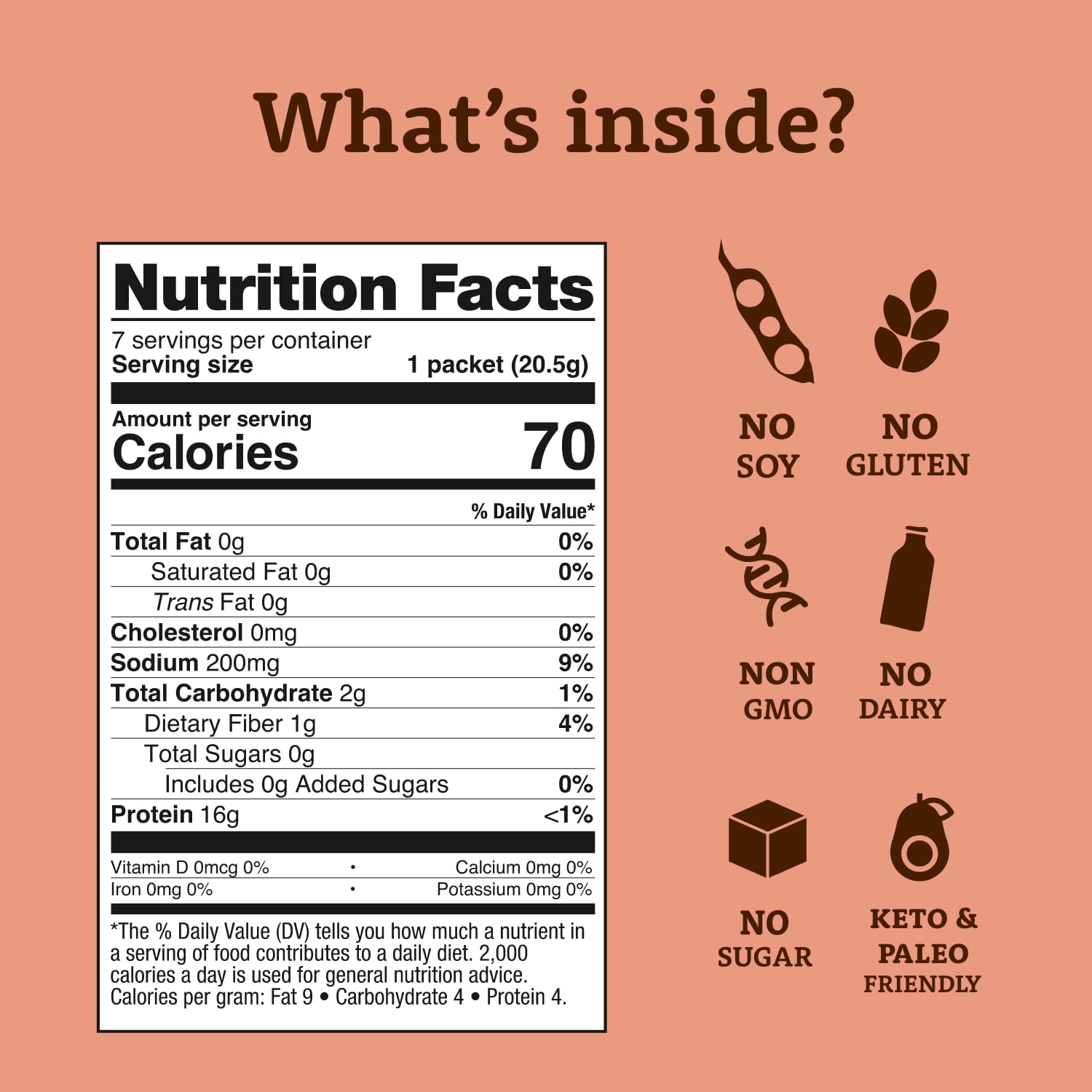 Dr. Kellyann classic beef bone broth packet open showing convenient on the go format