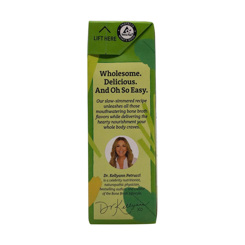 Dr. Kellyann Thai Lemongrass Bone Broth cup provides warm comfort in minutes.