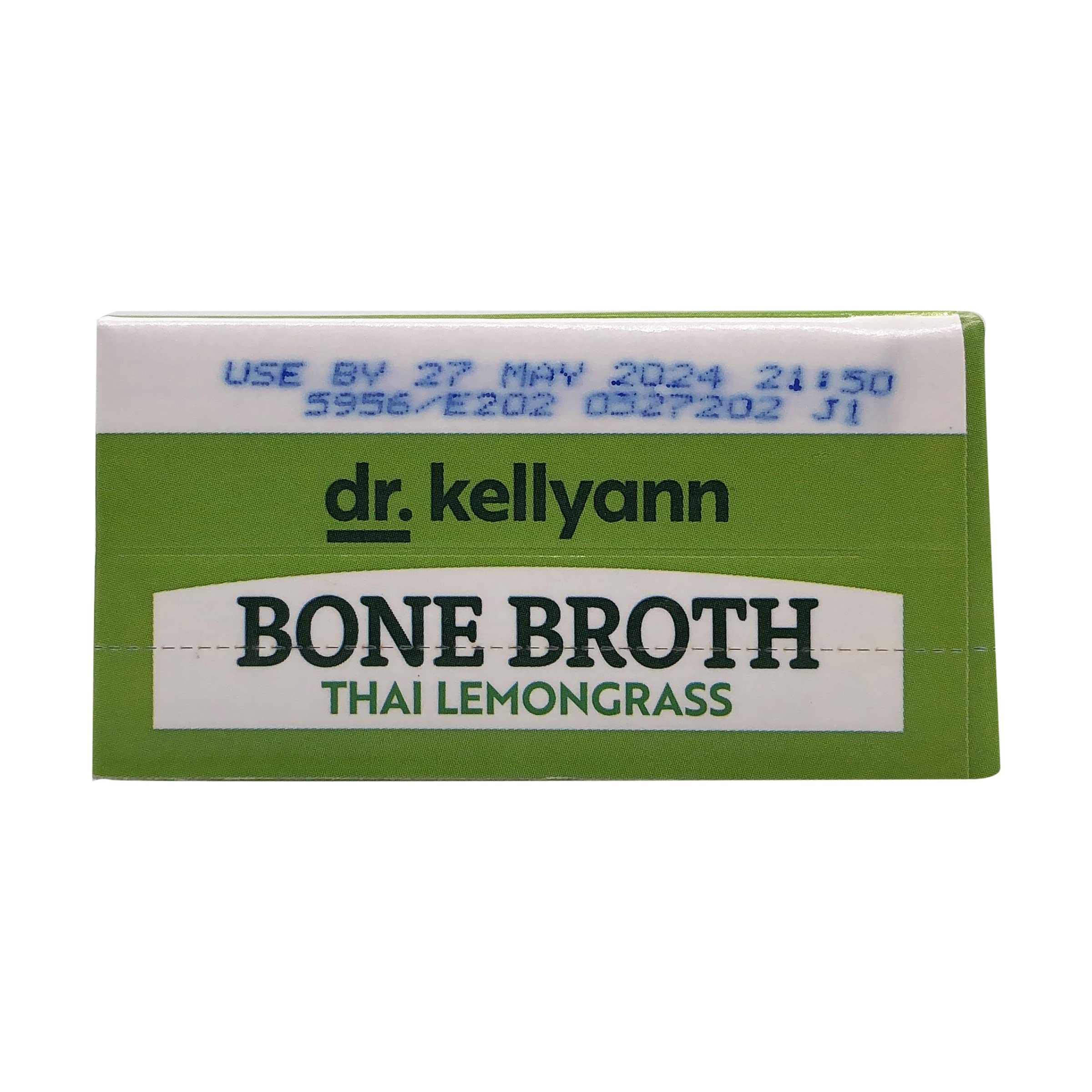 Dr. Kellyann Thai Lemongrass Bone Broth ingredients image highlights herbs for rich bases.