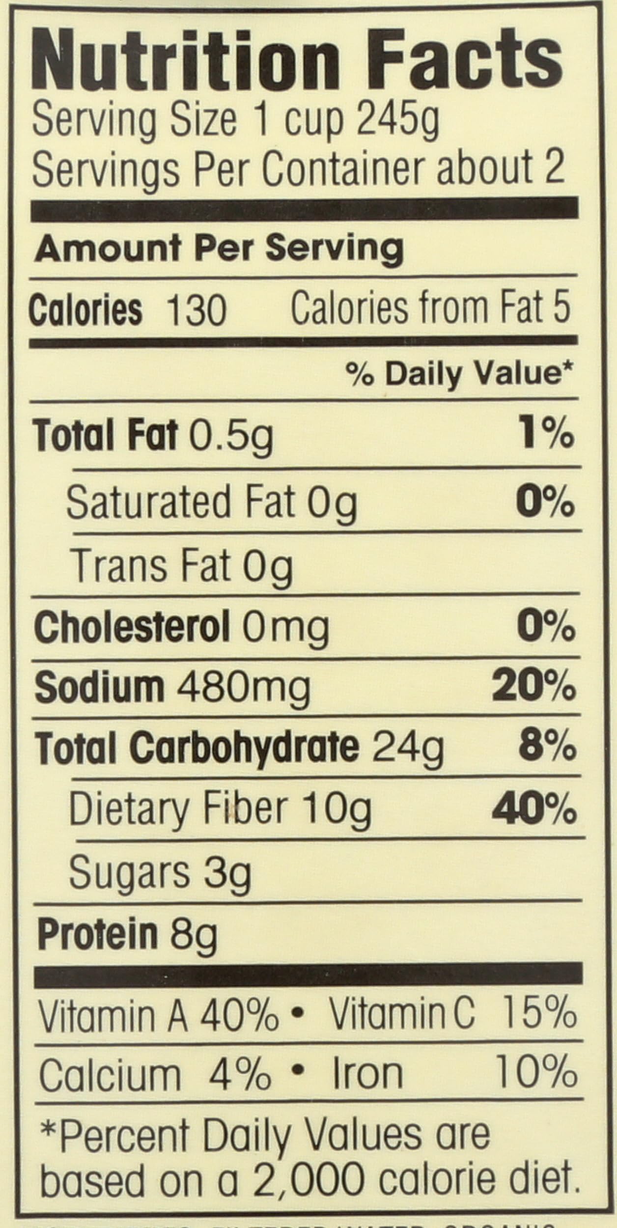Dr. McDougall's Organic Lentil Vegetable Soup ingredients close-up.