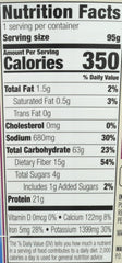 Dr. McDougall's Right Foods vegan soup cup ingredients including beans, tomatoes, and lime