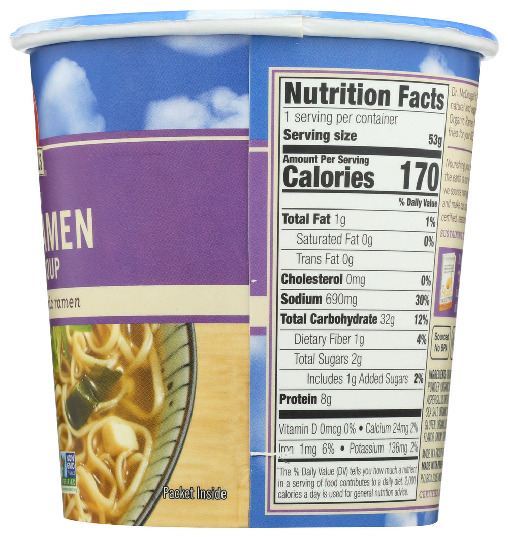 Serving suggestion with noodles in a bowl for a quick lunch