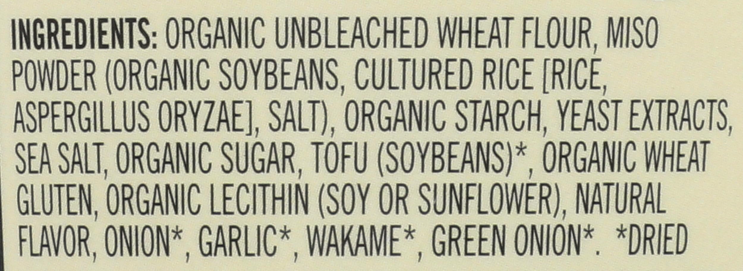 Dr. McDougall's Miso Cup tofu and mushrooms close-up showing protein and texture