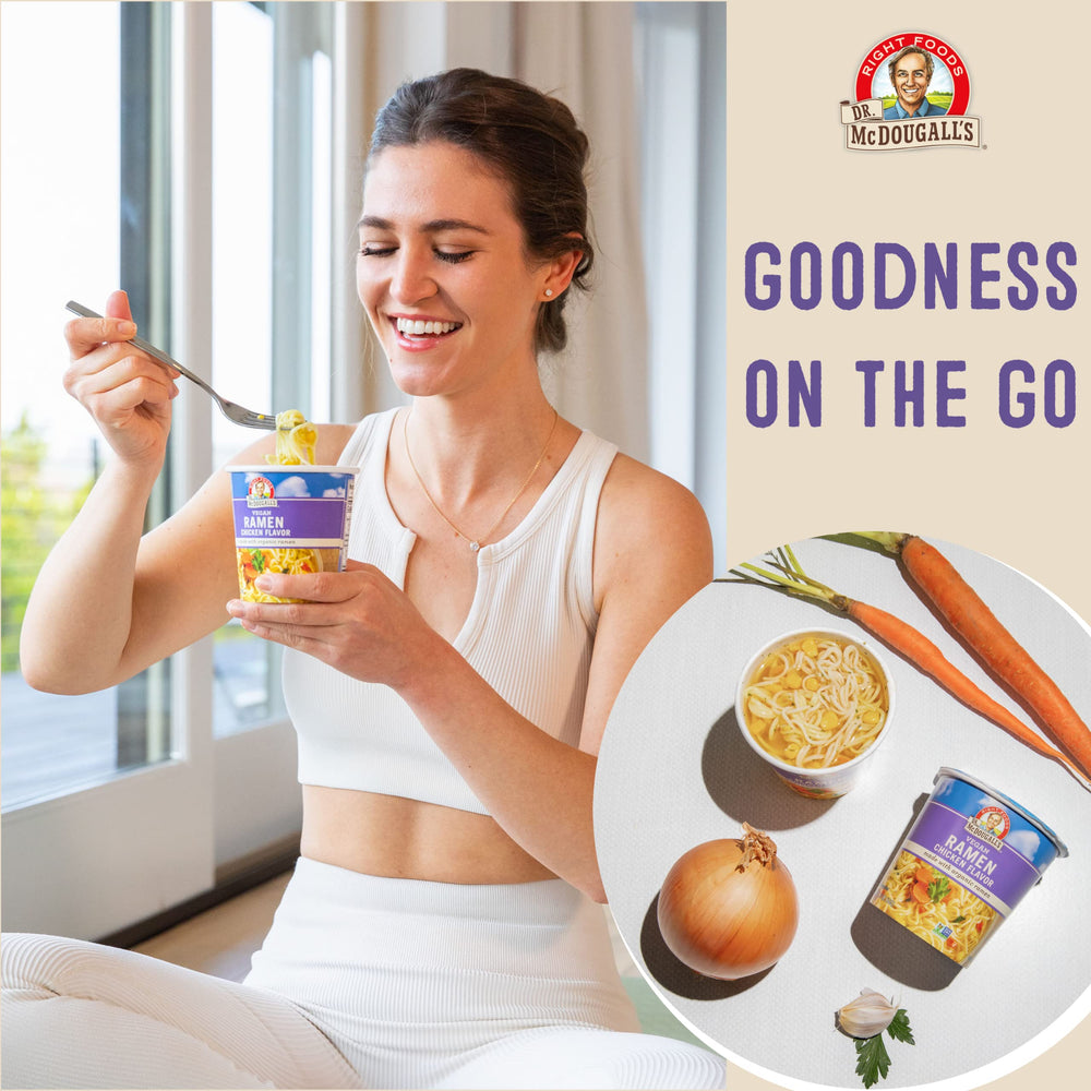 Explore flavors and options from Dr. McDougall's for plant-based meals.