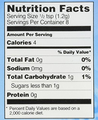 Dr. Oetker stabilizer ingredients combine starch and dextrose for smooth texture