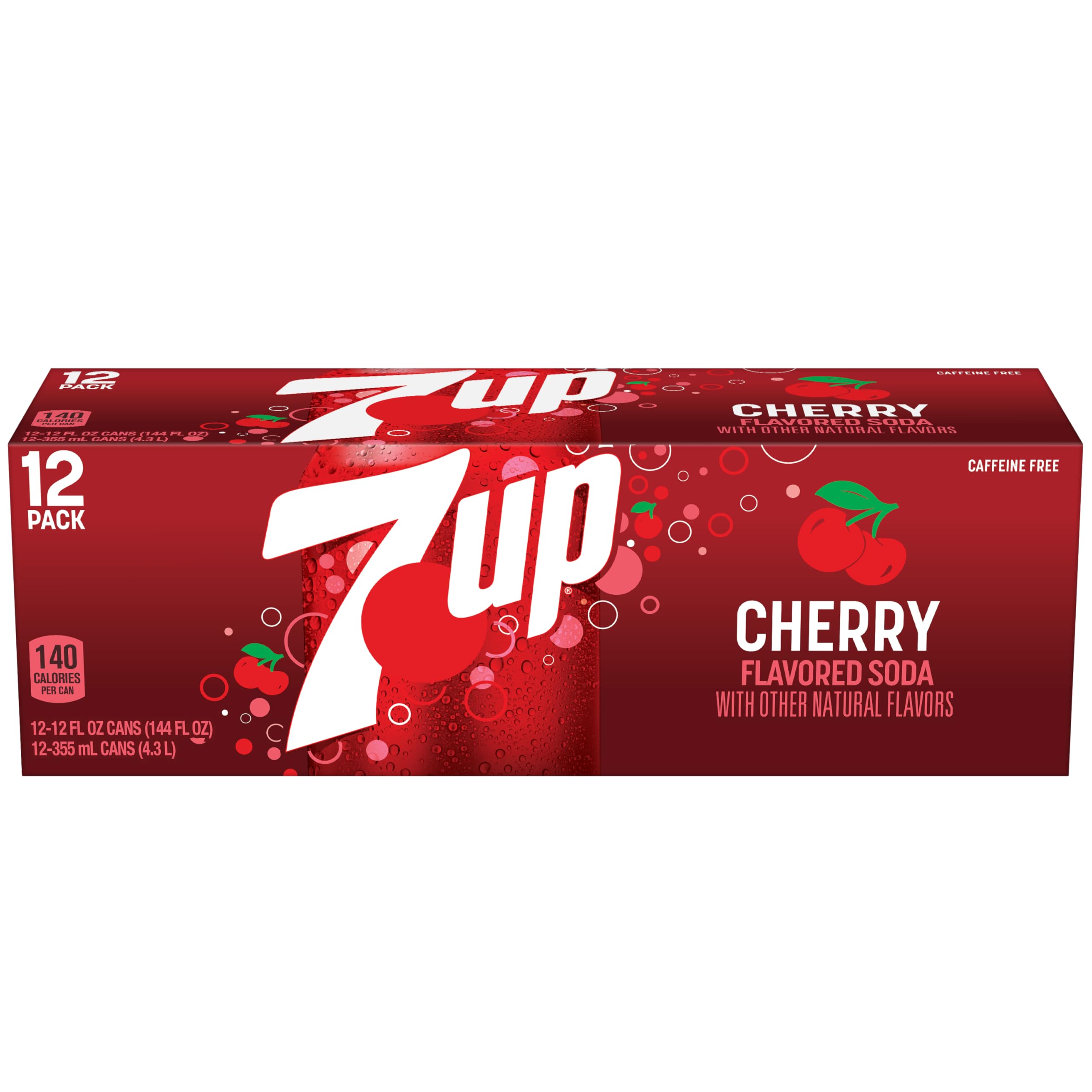 Dessert pairing: Cherry 7UP Pound Cake served with the soda.