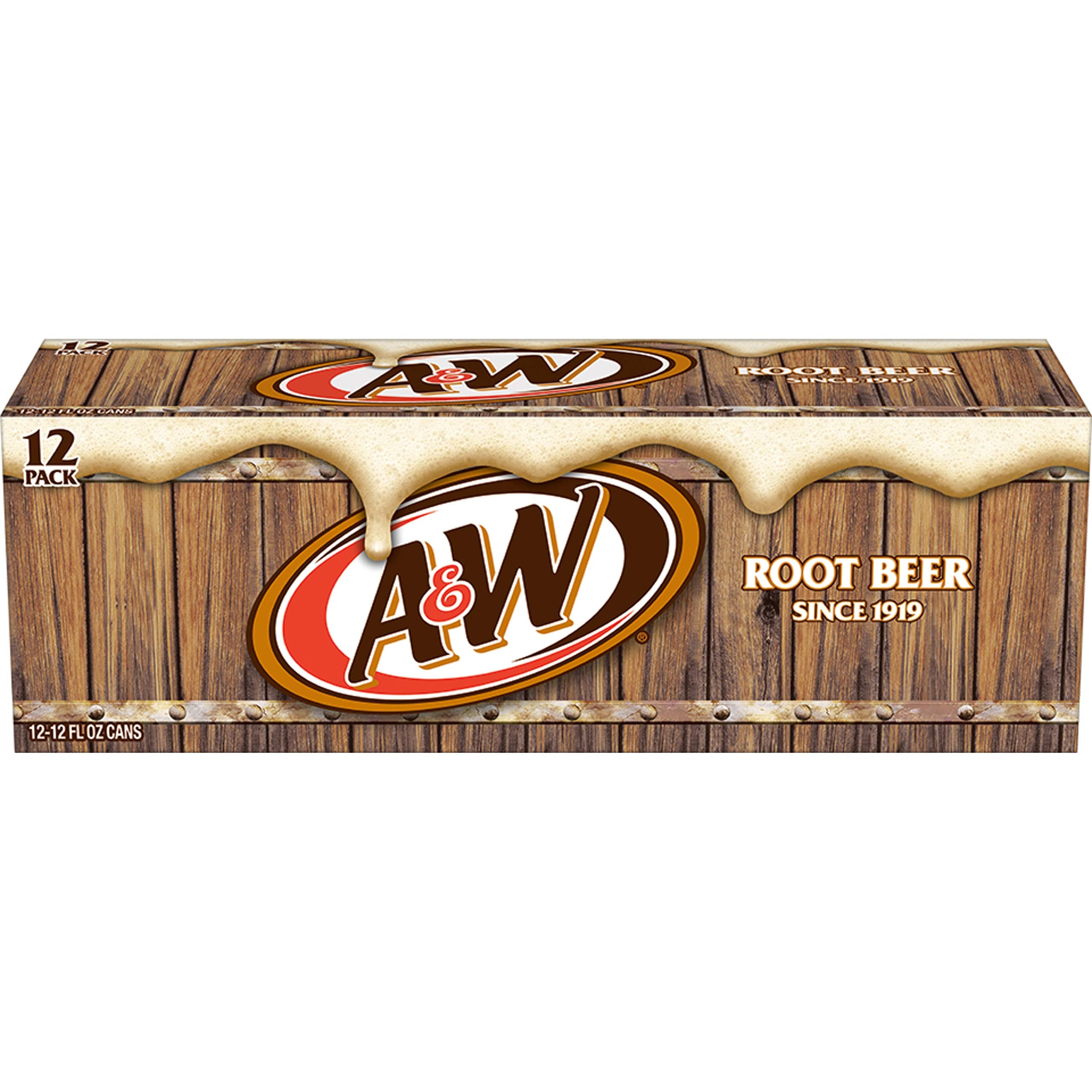 Dr Pepper A&W Root Beer on store display for quick family treat.
