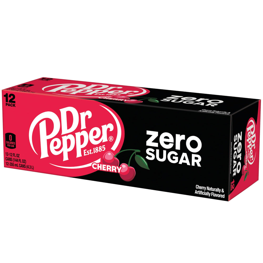 Dr Pepper Cherry Zero Sugar game-day setup with cans ready to share