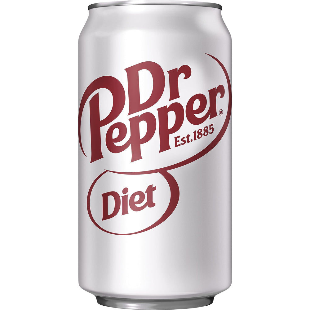 Close-up of fizz in a Diet Dr Pepper glass.