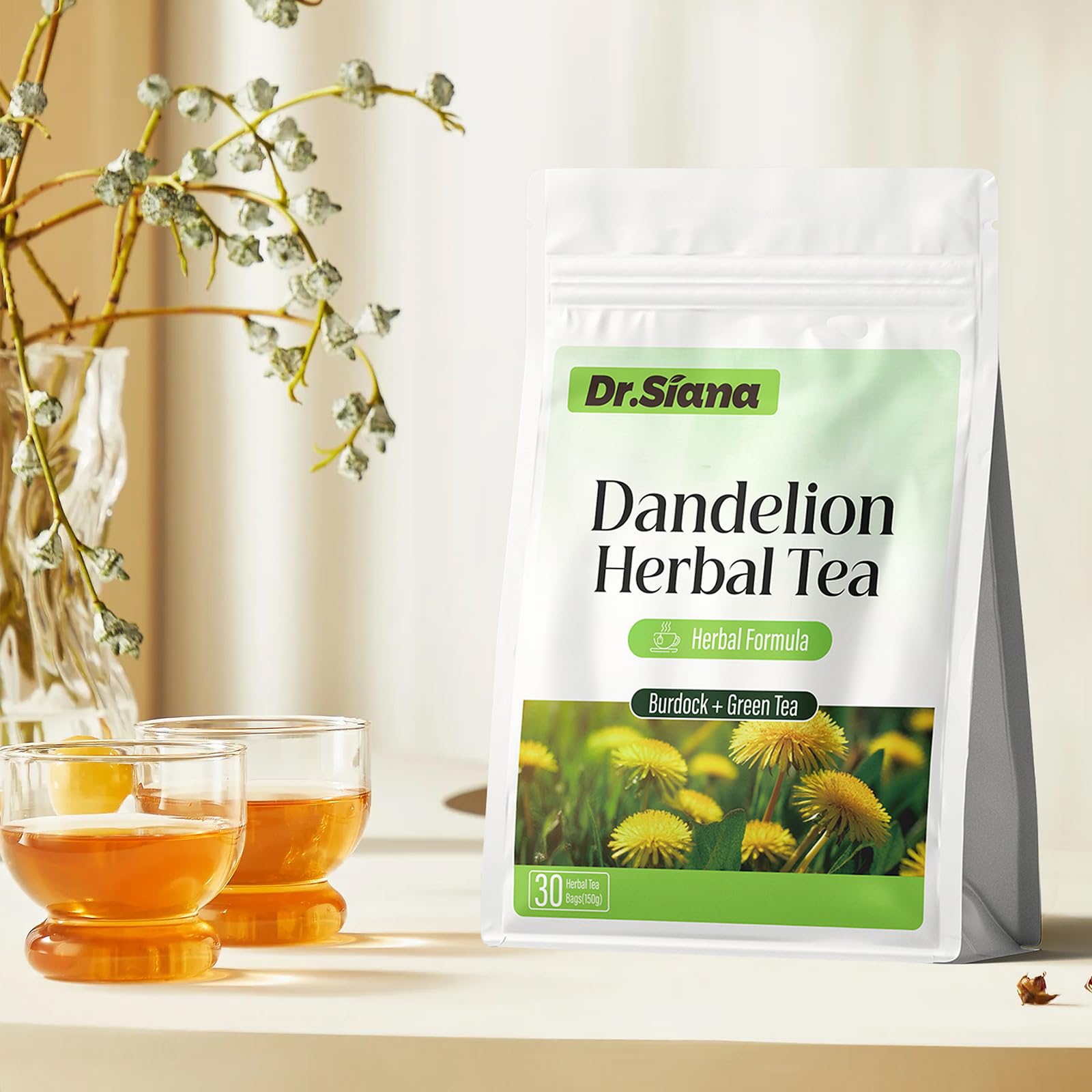 Dr.Siana brew with hot water for a comforting morning ritual