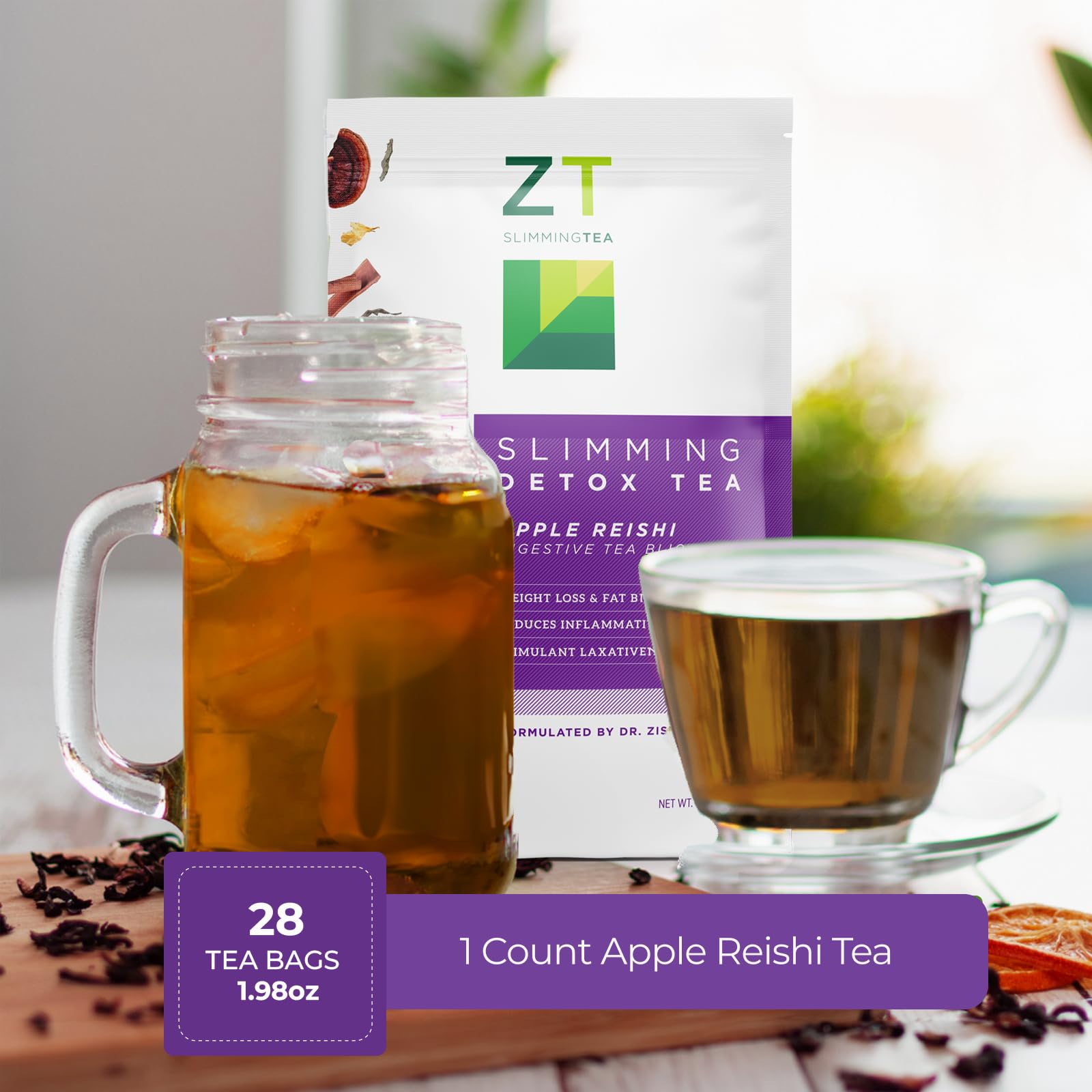 Dr. Zisman ZT Slimming Tea relaxing evening routine suggested