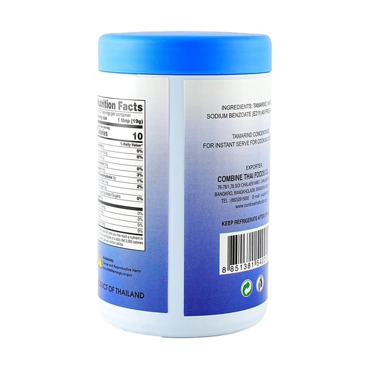 DragonDish resealable tamarind jar demonstrates easy storage and freshness preservation.