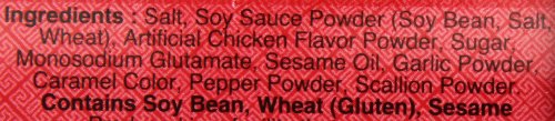 Dragonfly Won Ton Instant Soup Mix close-up of ingredients suggests savory, balanced broth.