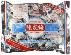 DragonMall Chan Pui Mui preserved plum jar front view, perfect for flavorful snacking.