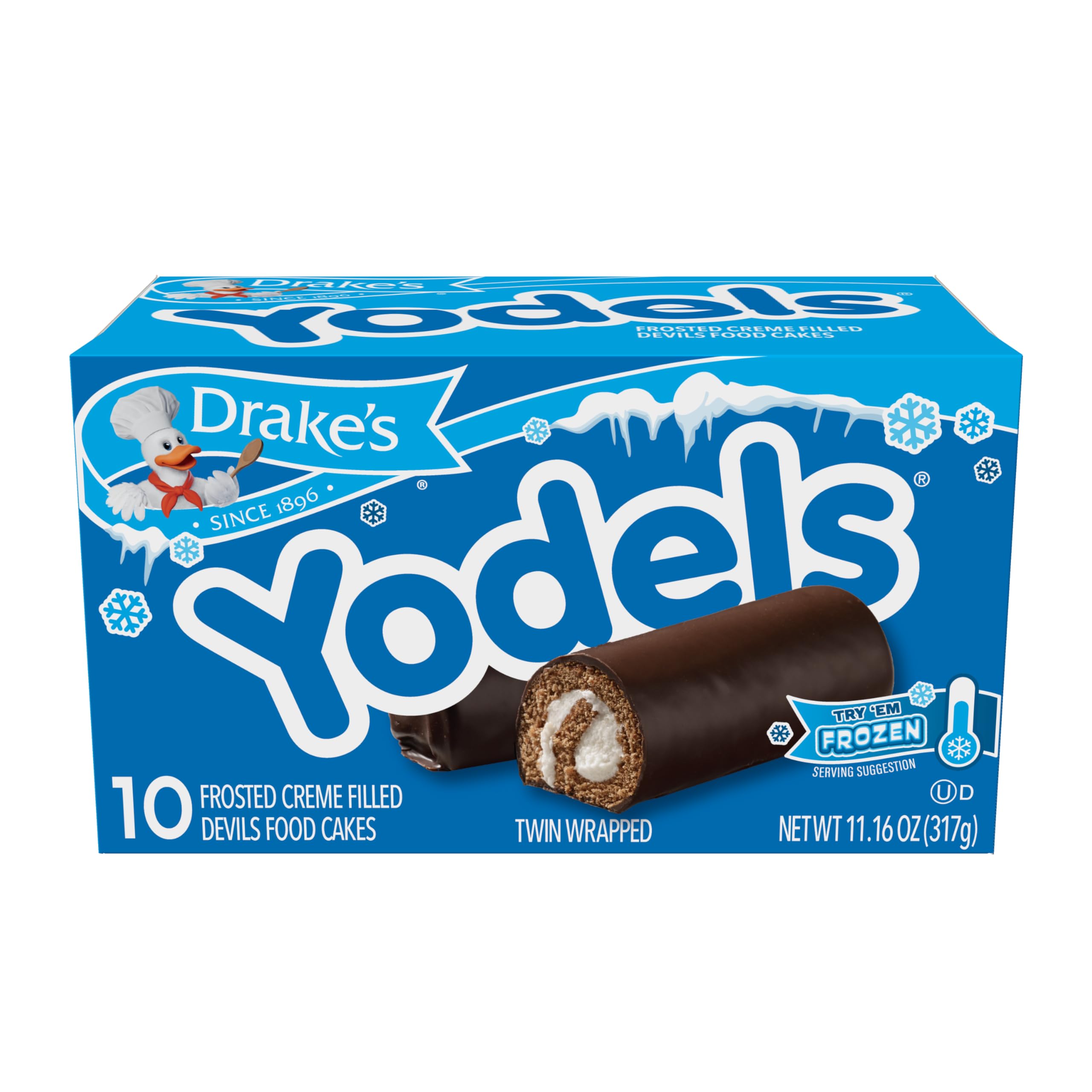 Drake's Funny Bones box, playful cakes for a light snack.