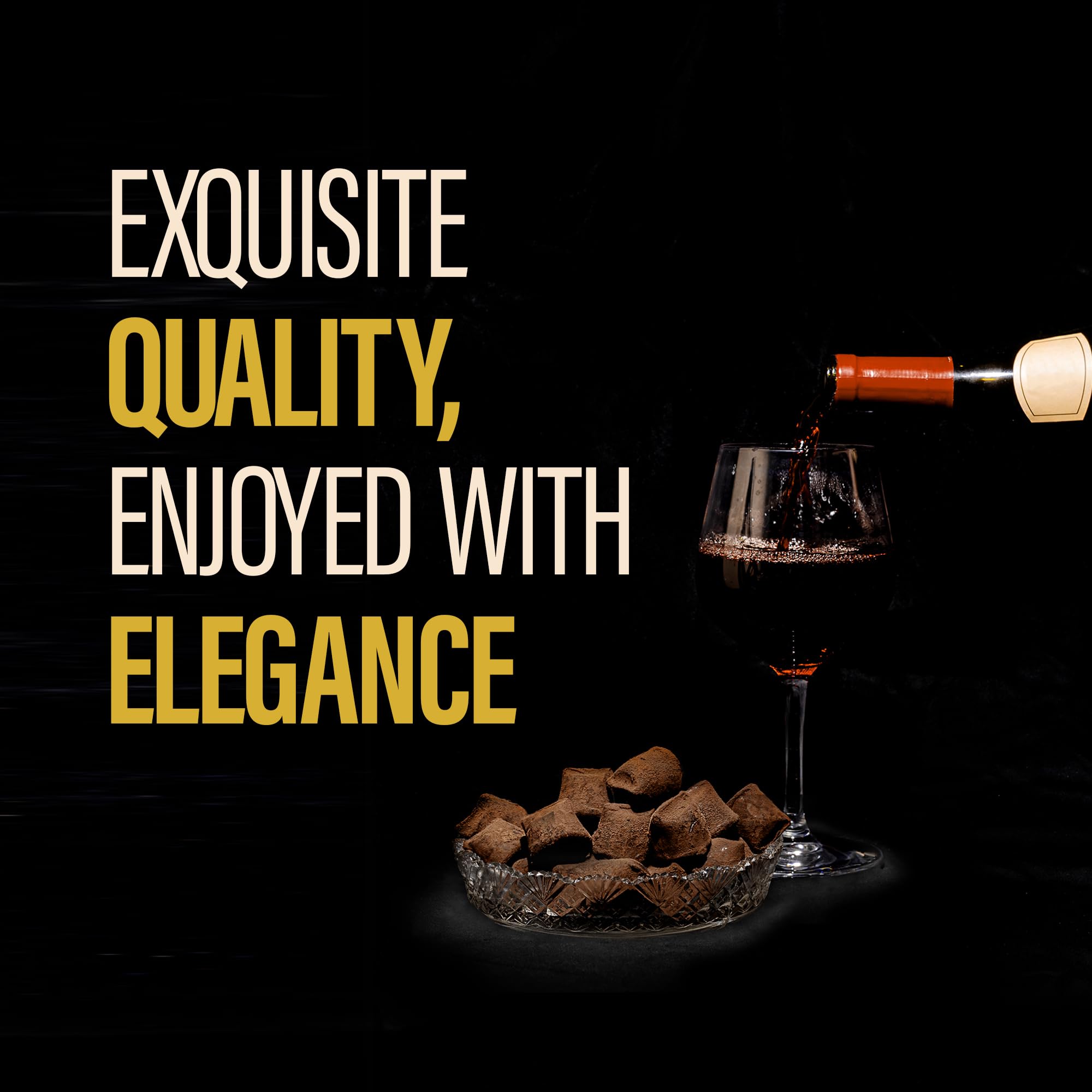 Dream of Truffles cocoa-dusted truffles add elegance to dessert platters