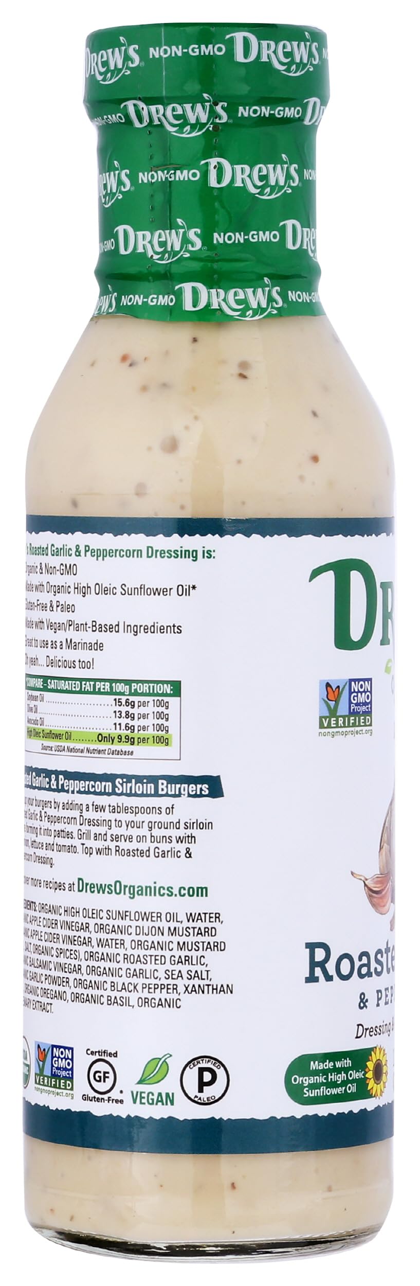Chicken marinated with Drew's All Natural dressing for quick flavor infusion