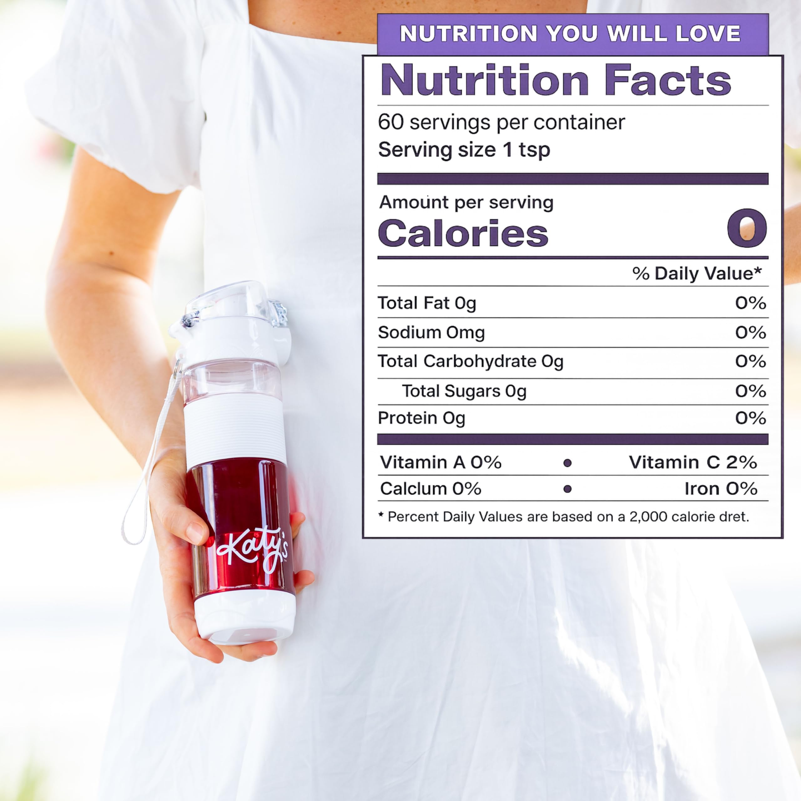 Drink Katy's Berry Tea with whole blueberries for rich cold brew flavor.