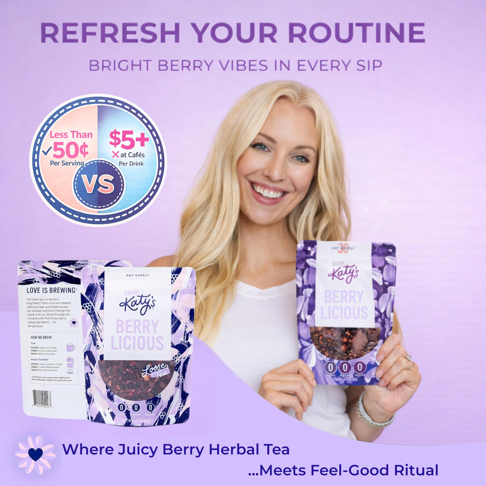 Drink Katy's Berry Tea USA-made quality from Florida brand.
