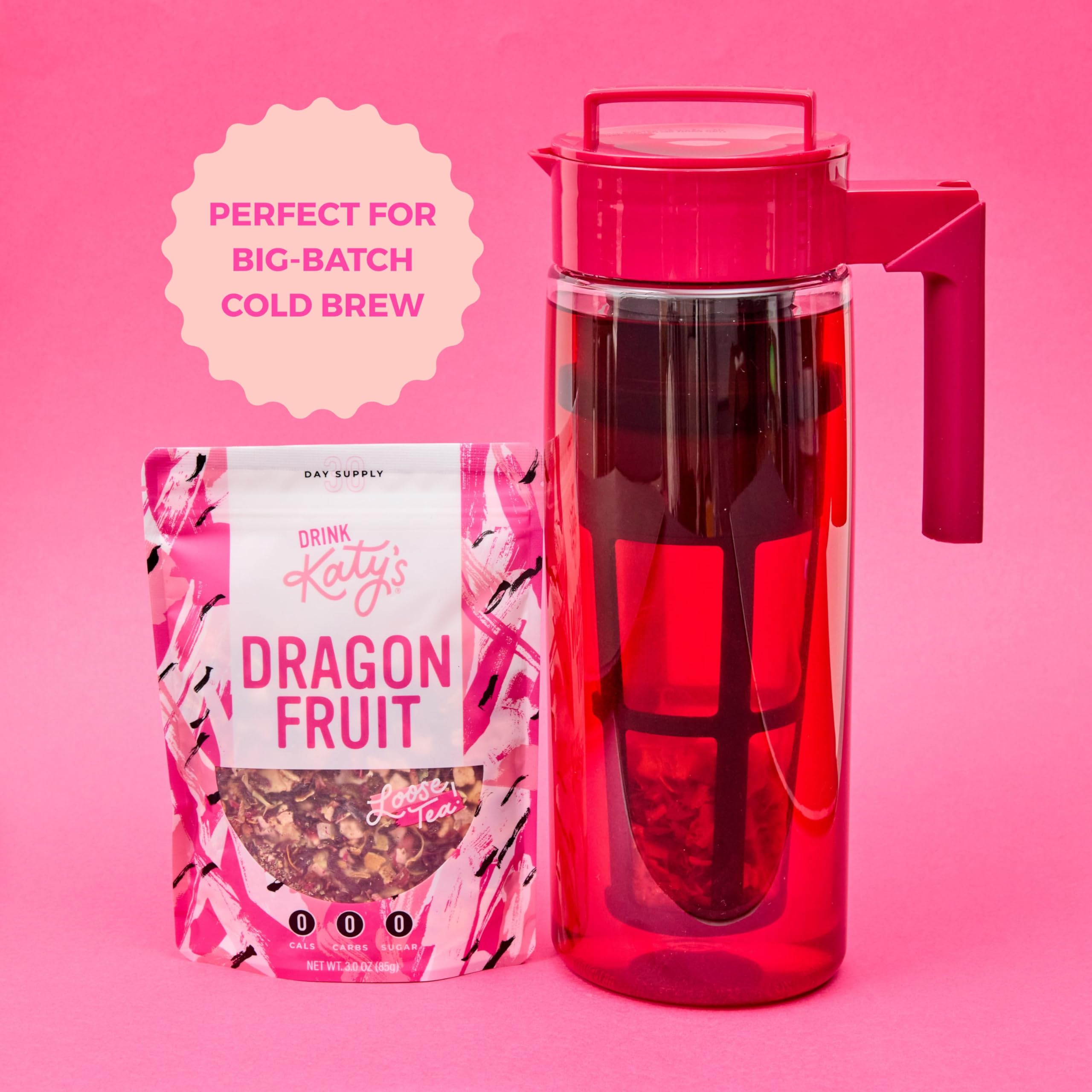 Katy's dragonfruit pineapple pieces contribute tropical sweetness and depth.