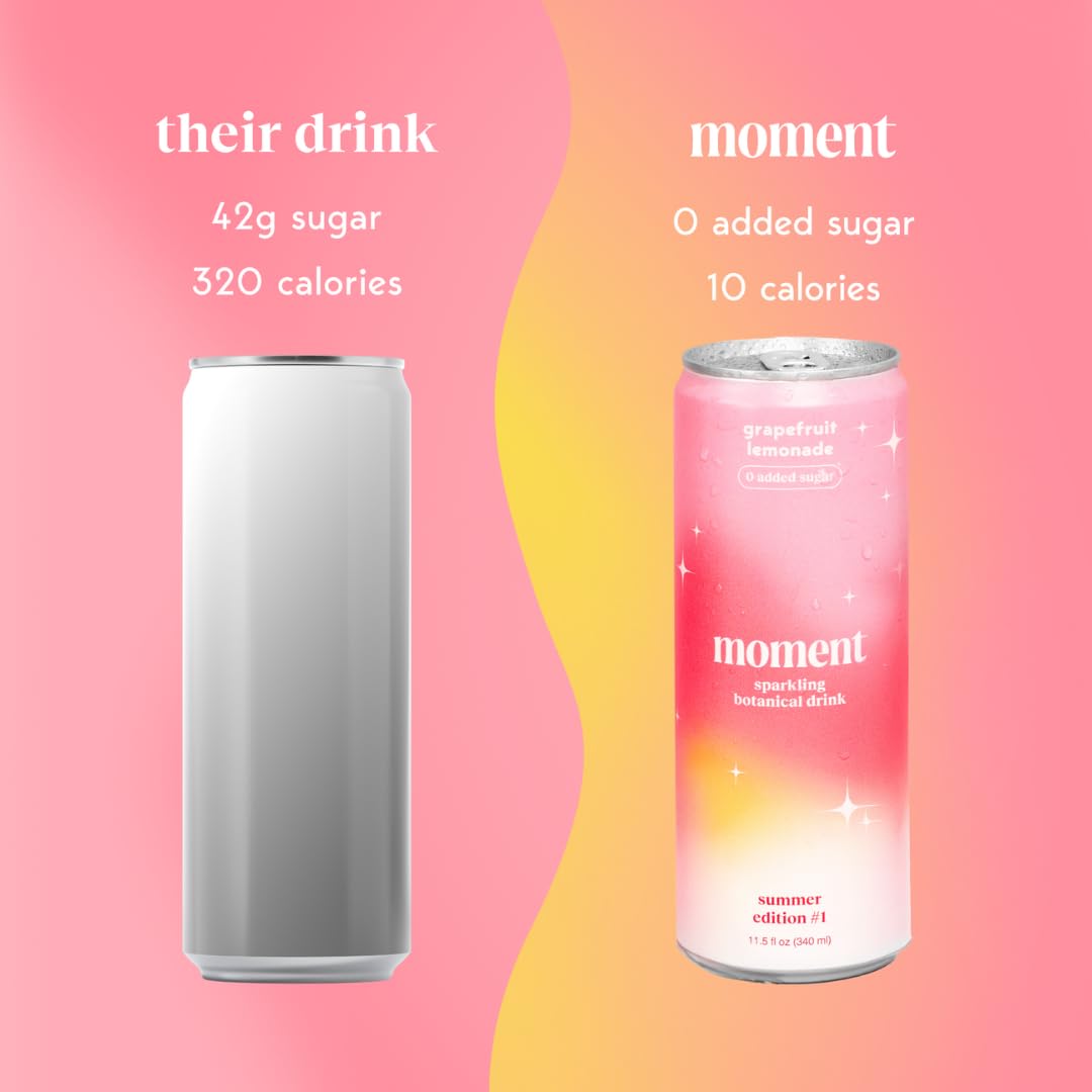 Moment 12 pack packaging for convenient daily sipping and sharing