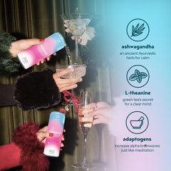 Mint leaves shot from Moment Mocktails highlighting fresh flavor notes.