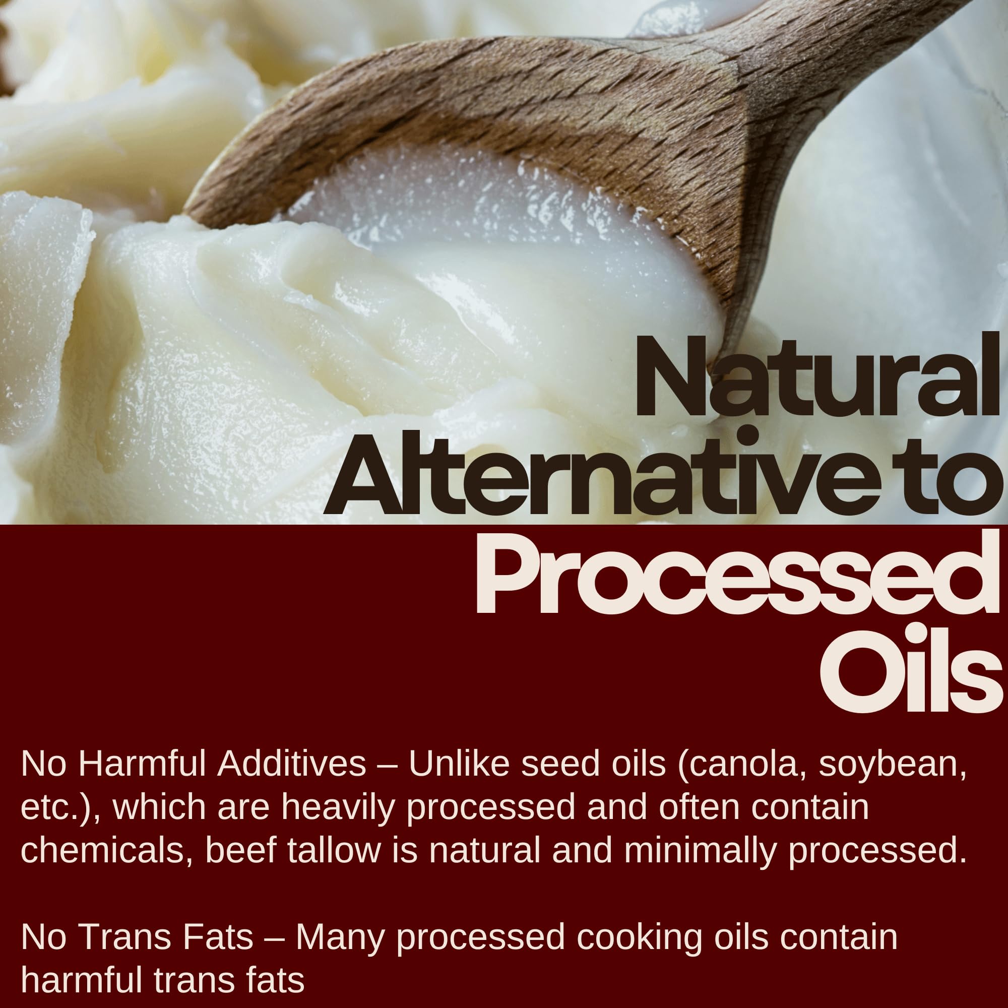 Drip Co Beef Tallow high-heat cooking for frying and searing.