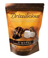 Drizzilicious Crunchy Drizzle Bites close-up showing grain-packed crunch for on-the-go snacking
