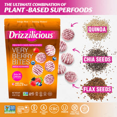 Drizzilicious gluten-free, vegan and allergen-free snack for mindful indulgence.