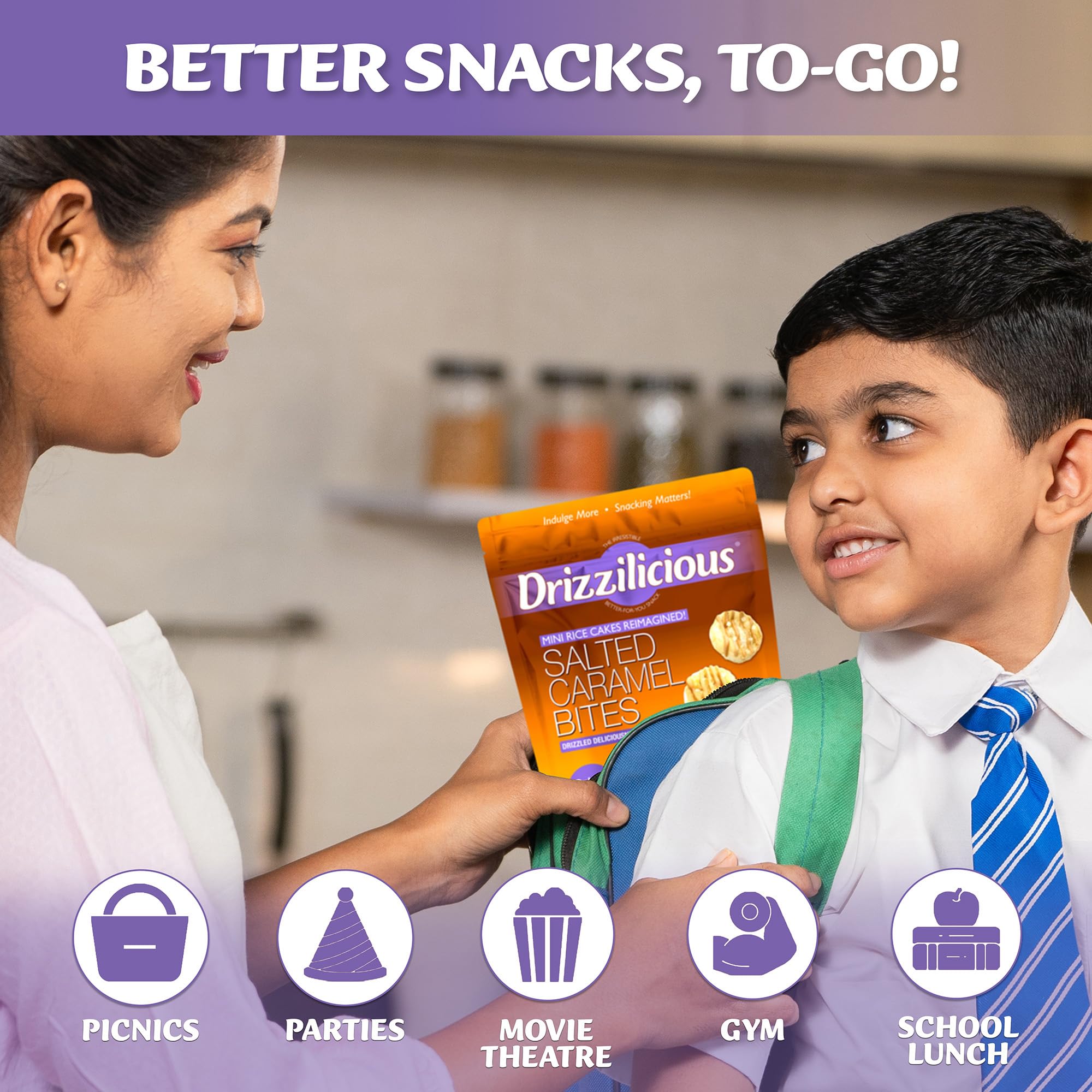 Packaging shows 4 oz pack, perfect portion control for on-the-go snacking