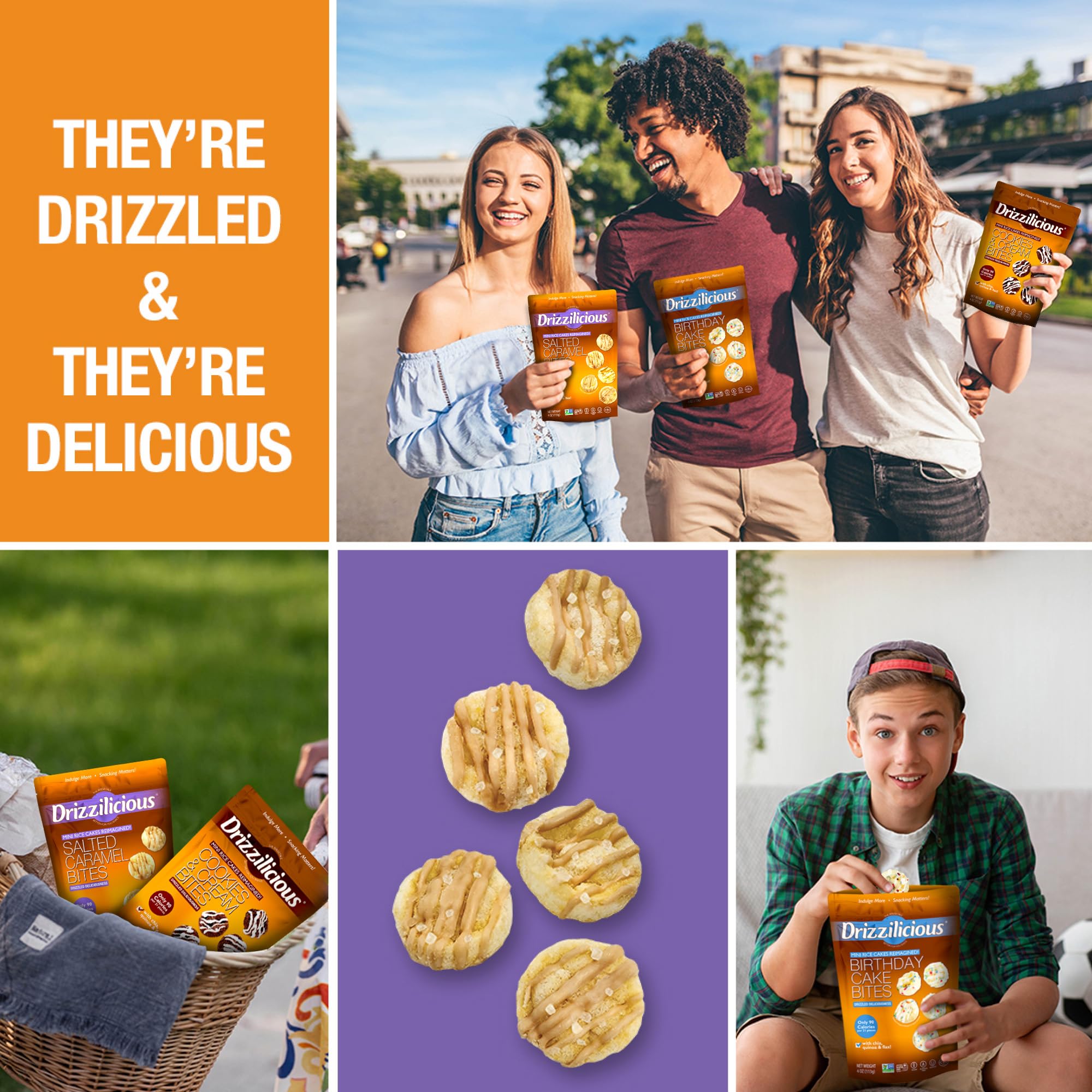 21 pieces per bag, easy to share or save for later