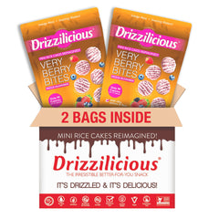 Drizzilicious plant-based bites featuring quinoa, chia and flaxseed for wholesome snacking.