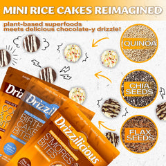 Drizzilicious S'mores bites bag, indulgent treat for dessert moments