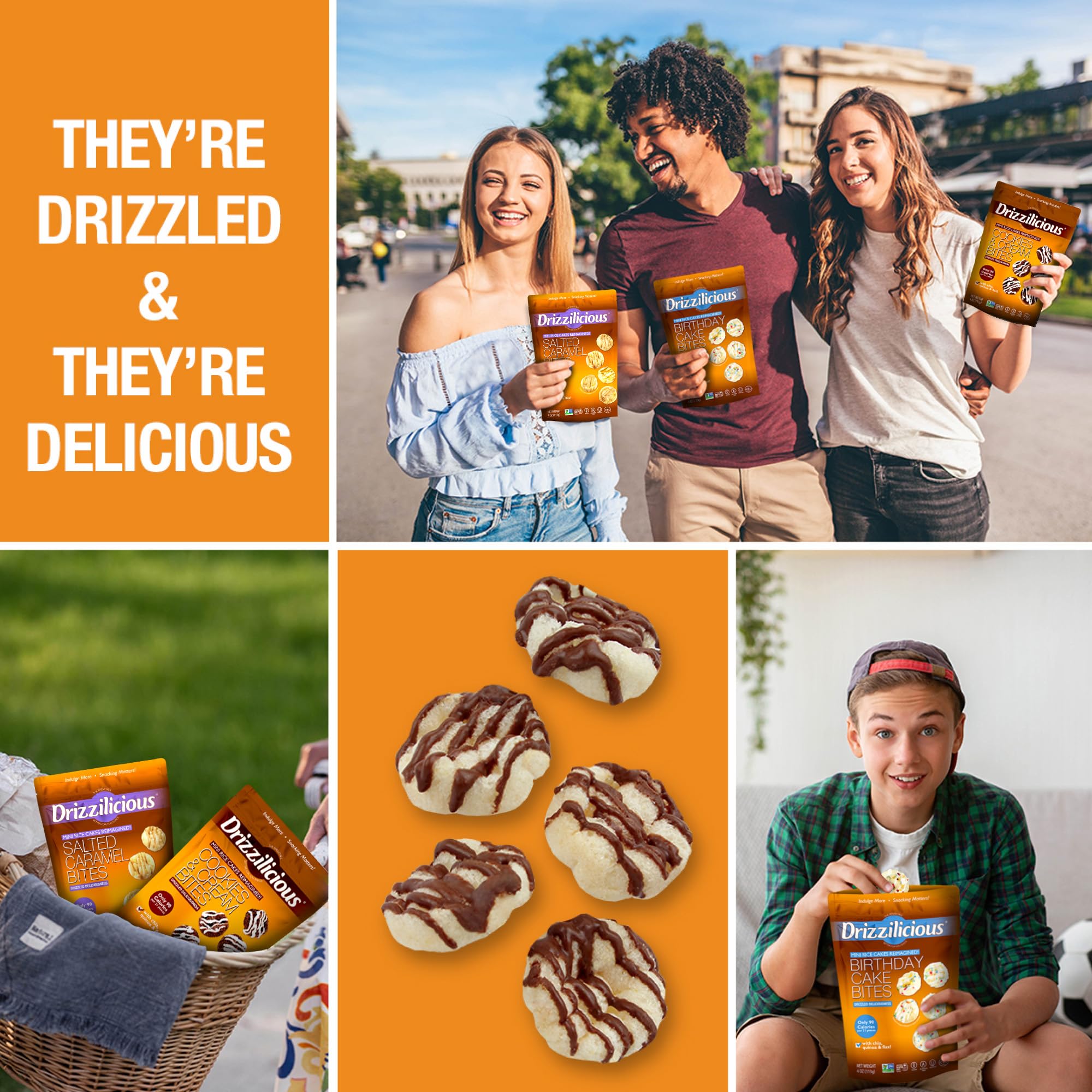 Drizzilicious on-the-go pack ready for busy days.