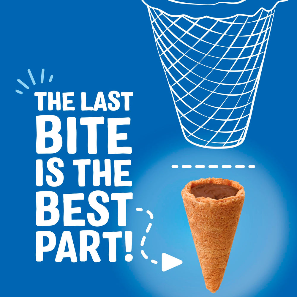 Drumstick Bites next to ice cream, great for quick DIY sundae bowls