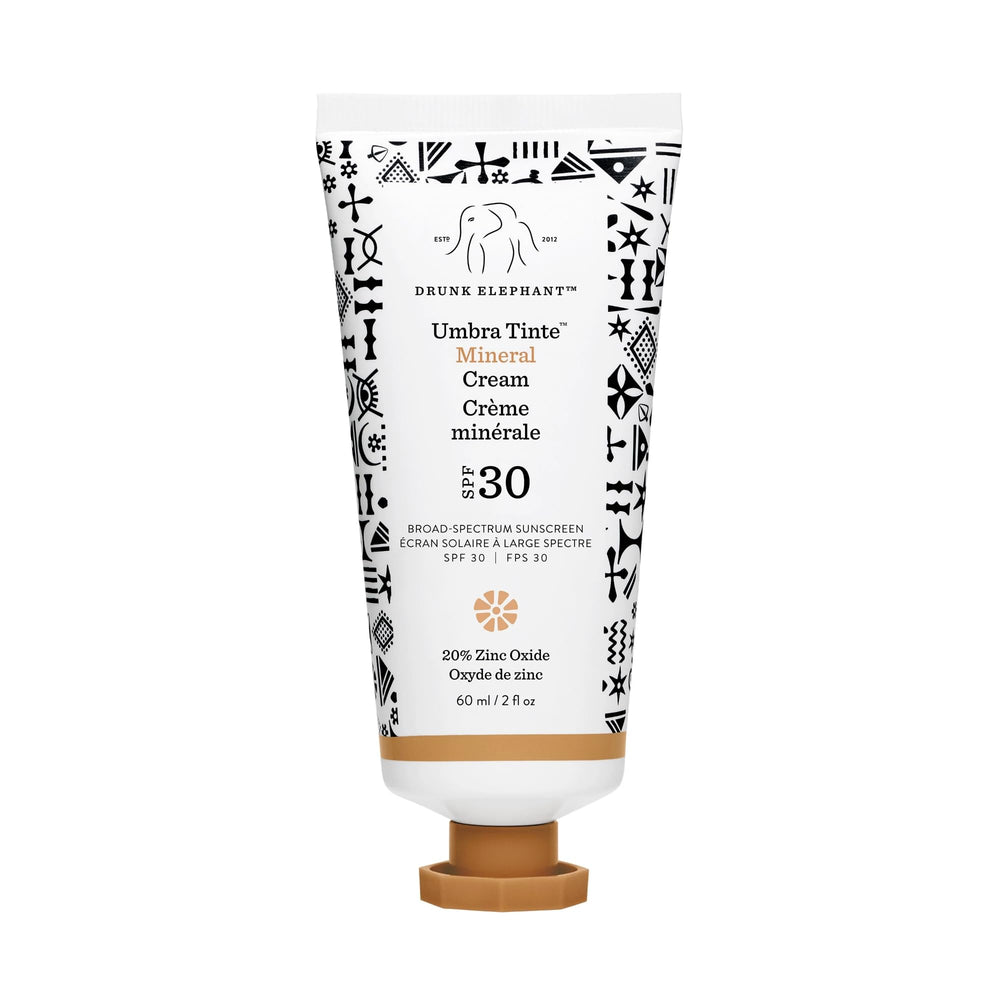 Drunk Elephant Umbra Tinte SPF 30 tube for everyday sun protection.