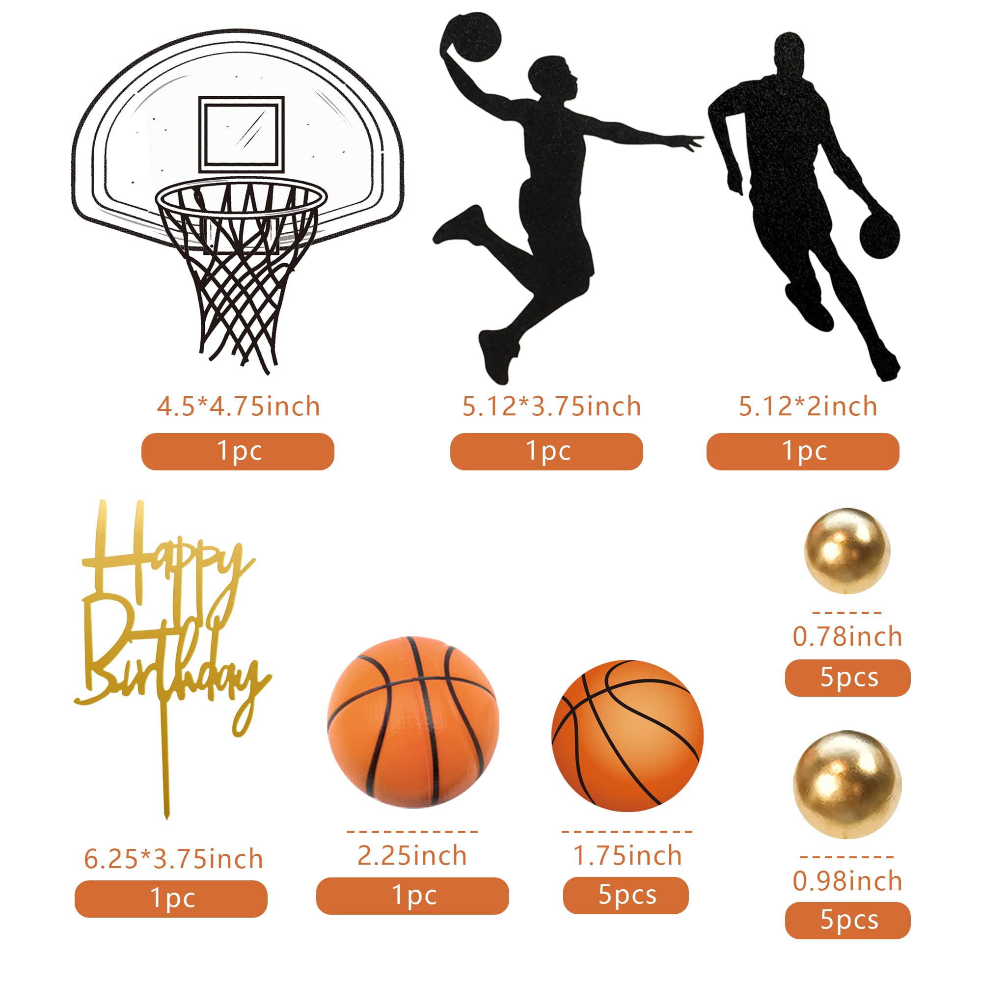 DRWATE basketball player toppers add dynamic flair to sports-themed celebrations