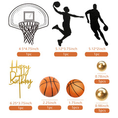 DRWATE basketball player toppers add dynamic flair to sports-themed celebrations