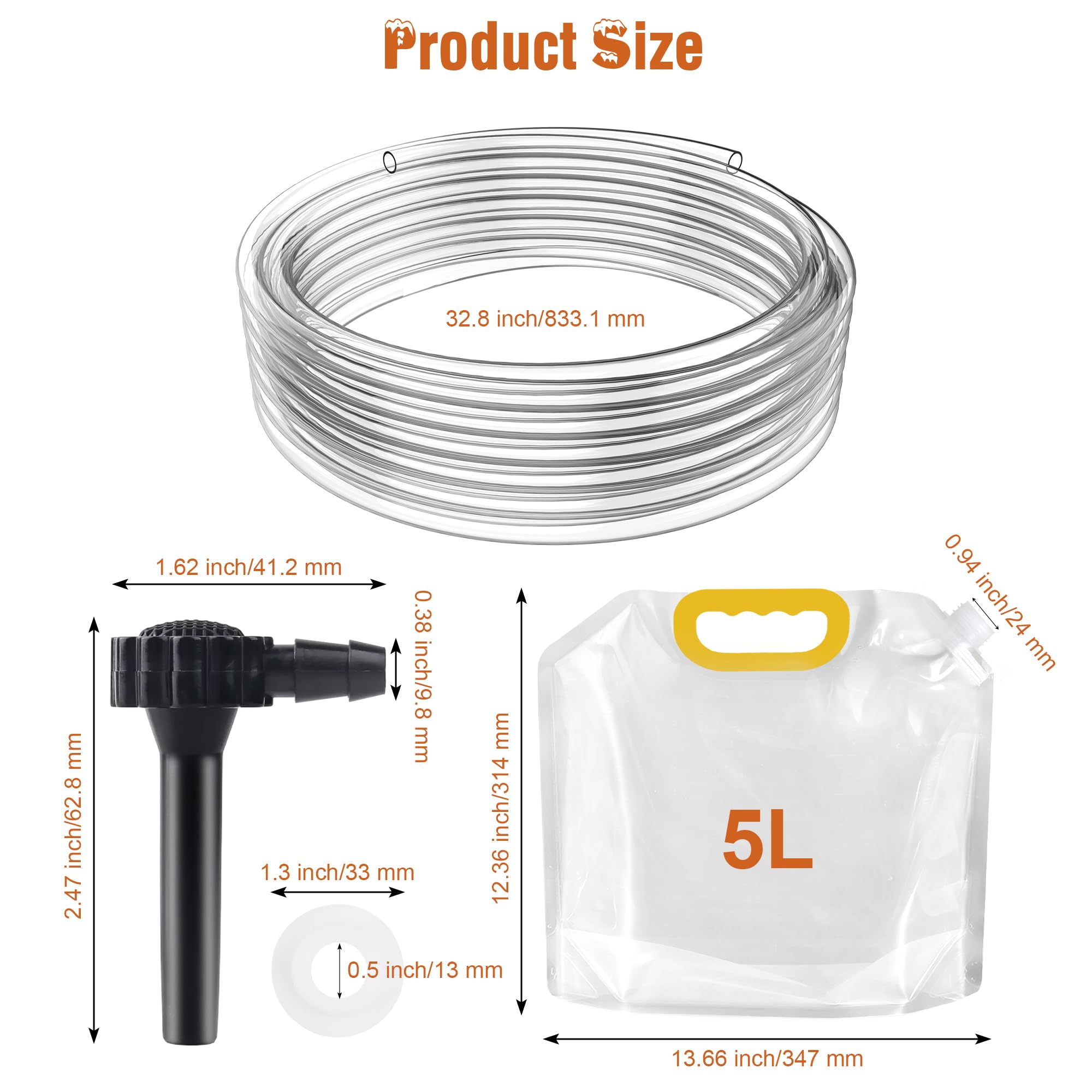 DSTANA 32-8ft protective tube guides sap into bags